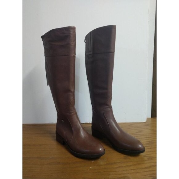 Sole Bound Dreia By Baretraps Womens Artisan Leather Knee-High Boots Brown Size - Picture 1 of 10